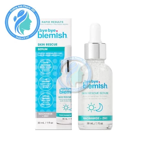 Tinh Chất Bye bye Blemish 9,9 % Niacinamide Skin Rescue Serum 30ml